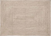 vidaXL Covoare de zonă Dreptunghiular Natural și Alb 120 x 170 cm Iută