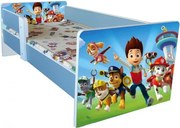 Pat tineret patrula catelusilor ,alb-albastru ,saltea cadou