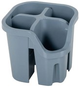 Scurgător pentru tacâmuri din plastic reciclat Addis Eco Range, gri