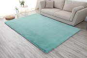 Covor Shaggy soft, Heinner, 70x140 cm, poliester/bumbac, turcoaz