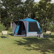 vidaXL Cort de Camping albastru 420 x 420 x 227 cm Poliester