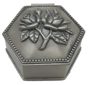 Caseta Metal Bijuterii Hexagon