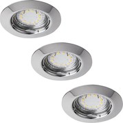 Rabalux 1047 - Set de 3 spoturi LED încastrate LITE, 3x GU10-LED/3W/230V