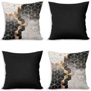 Fețe de pernă în set de 4 buc. 43x43 cm Optic - Minimalist Cushion Covers