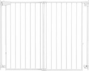 Poarta de siguranta extensibila Kidizi Medra 72 - 107 cm, montaj prin insurubare, alb