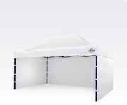 Cort evenimente 3x4,5m - cu 3 pereți - Alb
