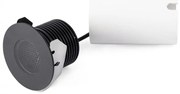 Spot LED incastrabil de exterior pavaj GRUND 7W inox negru