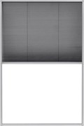vidaXL Ecran insecte pentru ferestre, aluminiu, 80x120 cm