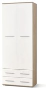 Dulap cu rafturi Vida REG-2 (Stejar sonoma + Alb). 796270