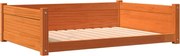 vidaXL Pat pentru câini, maro ceruit, 105,5x75,5x28 cm, lemn masiv pin