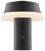 Brilliant KINICH lampă de masă LED reglabilă, tactilă, reîncărcabilă, 2,5W/5V, 2700K, negru