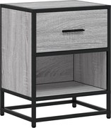 vidaXL Noptieră, gri sonoma, 40x31x50 cm, lemn prelucrat