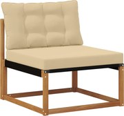 vidaXL Unități de canapea sectională cu pernă natural 79 x 83 x 73 cm