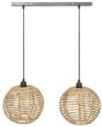 Lustră pe cablu Atmosphera RANA 2xE27/40W/230V ratan