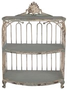 Raft verde, din metal, aspect vintage, Verdeau