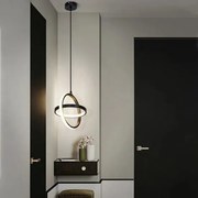 Aplica Led suspendata, Elit'S, Reia S, 26w Negru