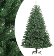 vidaXL Brad de Crăciun artificial cu suport și balamale, verde, 120 cm