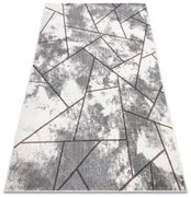 Covor NOBLE modern 1518 67 Vintage, geometriai - structural două niveluri cremă / gri