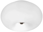 Plafonieră albă cu abajur din sticlă OPTICA – EGLO