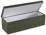 Taburet de depozitare tapițat