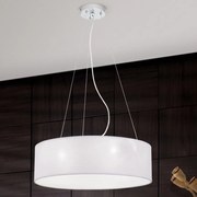 Lustra suspendata design modern Ufo 50cm alba
