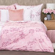 Lenjerie de pat din bumbac 4Home Harmony roz, 220 x 200 cm, 2 buc. 70 x 90 cm