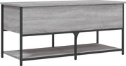 vidaXL Bancă de depozitare, gri sonoma, 100x42,5x47 cm, lemn prelucrat