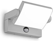 Aplica LED cu senzor de miscare pentru exterior IP54 Swipe ap gri