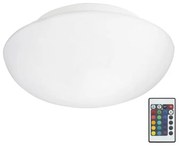 Plafonieră LED RGB dimabilă ELLA-C 2xE27/7,5W/230V Eglo 75352 + telecomandă