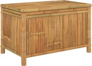 vidaXL Cutie de depozitare de grădină, 90x52x55 cm, bambus