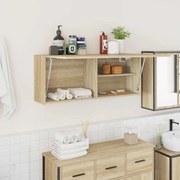 vidaXL Dulap perete baie, stejar sonoma, 100x25x40 cm, lemn prelucrat