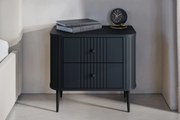Set noptiere Vesper 56 cm - negru / picioare negre