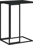vidaXL Masă laterală, negru, 40x30x59 cm, lemn compozit