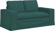 vidaXL Canapea Verde închis 162 x 80 x 82 cm țesătură
