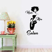 Sticker perete Afro Salon 2