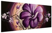 Tablou cu flori (120x50 cm), în 40 de alte dimensiuni noi