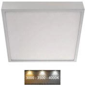 Plafonieră LED/28,5W/230V 3000/3500/4000K 30x30 cm albă