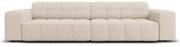 Canapea bej 244 cm Chicago – Cosmopolitan Design