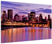 Tablou orașului nocturn (90x60 cm)