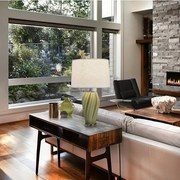 Lampa de masa din ceramica imprimata 3D Salome