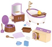 Set de jucării Li'l Woodzeez mobilier pentru baie