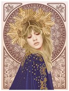 Ilustrație Stevie Nicks Mucha, Retrodrome