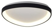 Plafoniera LED cu telecomanda NISEKO II Triangular Black 38W