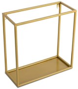Poliță de perete aurie 35x35 cm