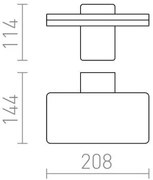 Aplică LED de exterior RINA LED/12W/230V IP65 RED-Design Rendl-R11947