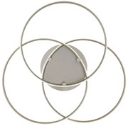 Plafonieră LED Globo 67355-40N KOMBOS 40W/230V d. 45,6 cm crom mat