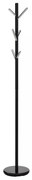 Cuier Allen negru/crom H176 cm
