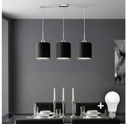 Lustră LED pe cablu Eglo TUNJA 3xE27/60W/230V negru