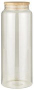 IB Laursen Borcan alimentar din sticla cu capac din bambus, BAMBOO 1750 ml