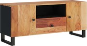vidaXL Dulap TV, 105x33,5x46 cm, lemn masiv de acacia&lemn prelucrat